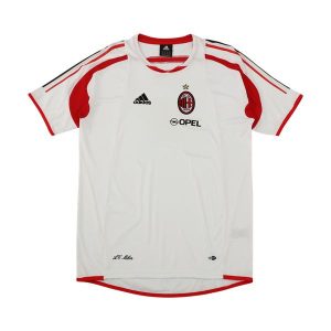 ac milan retro trenings drakt hvit 2004-2005