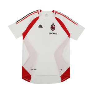ac milan retro trenings drakt hvit 2005-2006