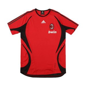 ac milan retro trenings drakt rod 2006-2007