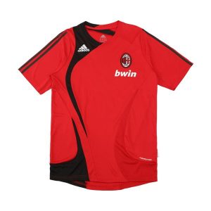 ac milan retro trenings drakt rod 2007-2008