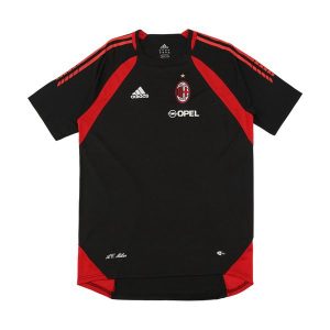 ac milan retro trenings drakt svart 2005-2006