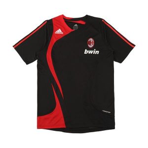 ac milan retro trenings drakt svart 2007-2008