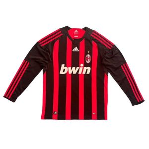 ac milan retro langermet drakt hjemme 2008-2009