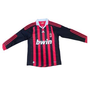 ac milan retro langermet drakt hjemme 2009-2010