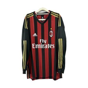 ac milan retro langermet drakt hjemme 2013-2014