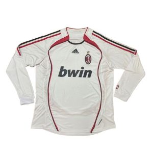 ac milan retro langermet drakt borte 2006-2007