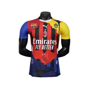 ac milan drakt spesialutgave spillerversjon rod bla ibrahimovic 11 2025-2026