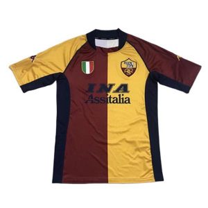 roma retro INA Assitalia drakt hjemme 2001-2002