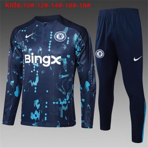 chelsea treningsdress barn glidelas kamuflasje bla 2024-2025