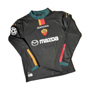roma retro langermet drakt hjemme ucl 2004-2005