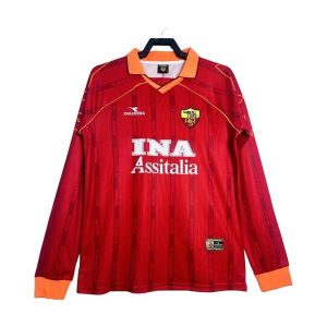 roma retro langermet drakt hjemme 1999-2000