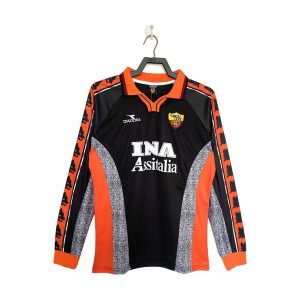 roma retro langermet drakt tredje 1998-1999