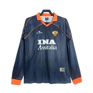 roma retro langermet drakt tredje 1999-2000