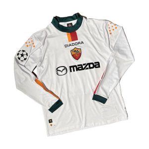 roma retro langermet drakt borte ucl 2004-2005
