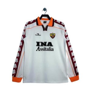 roma retro langermet drakt borte 1998-1999