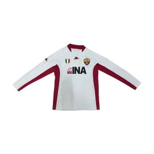 roma retro langermet drakt borte 2001-2002
