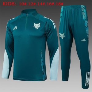 cruzeiro barn mork gronn lys gronn 2024-2025 treningsdress