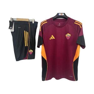 roma drakt trenings sett rod gul 2025-2026