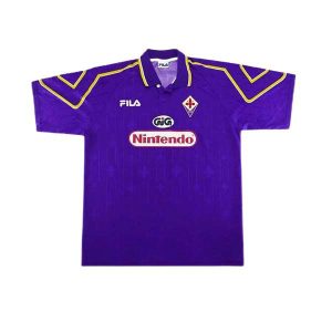 fiorentina retro nintendo drakt hjemme 1997-1998