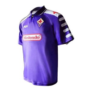 fiorentina retro nintendo drakt hjemme 1998-1999