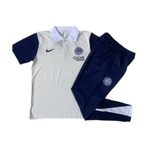polo sett inter milan hvit mork bla 2025-2026