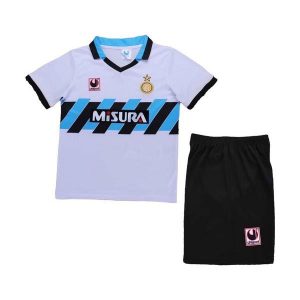 inter milan barn retro drakt borte 1990-1991