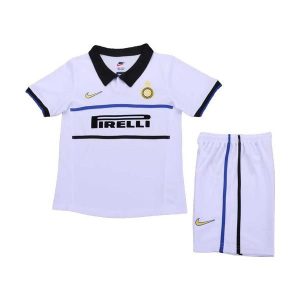 inter milan barn retro drakt borte 1998-1999