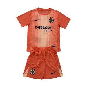 inter milan barn keeper drakt sett oransje 2025-2026