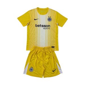 inter milan barn keeper drakt sett gul 2025-2026