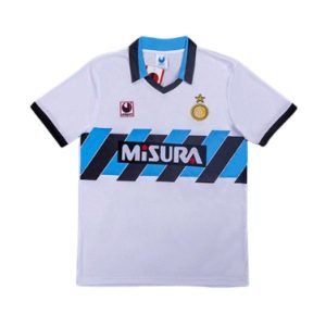 inter milan retro misura drakt borte 1990-1991