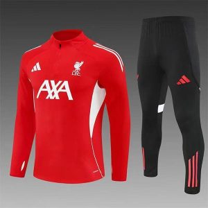 liverpool treningsdress barn glidelas rod hvit 2025-2026