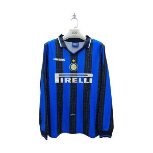 inter milan retro langermet drakt hjemme 1997