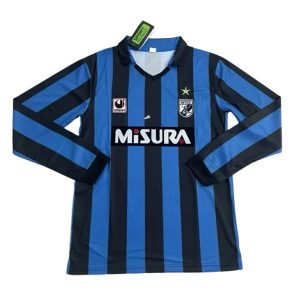 inter milan retro langermet drakt hjemme 1988-1989