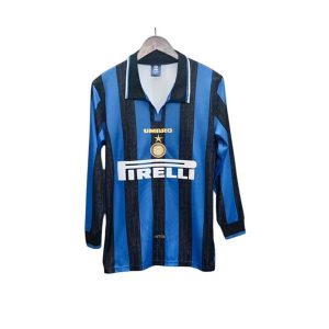 inter milan retro langermet drakt hjemme 1996-1997