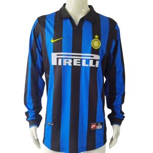 inter milan retro langermet drakt hjemme 1998