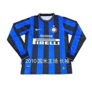 inter milan retro langermet drakt hjemme 2009-2010