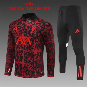 liverpool treningsdress barn glidelas rod kamuflasje 2025-2026