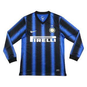 inter milan retro langermet drakt hjemme 2010-2011