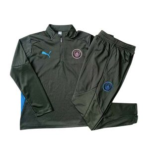 manchester city barn mork gronn 2024-2025 treningsdress