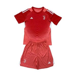 juventus barn keeper drakt sett rod (2) 2025-2026