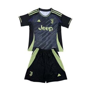juventus barn spesialutgave drakt sett svart gra gronn 2025-2026