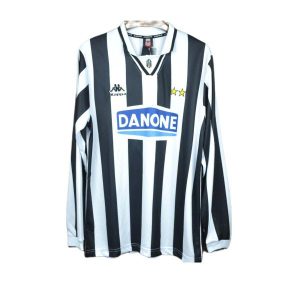 juventus retro danone langermet drakt hjemme 1994-1995
