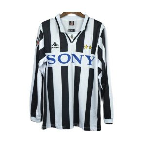 juventus retro sony langermet drakt hjemme 1995-1996