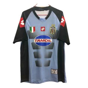 juventus retro tamoil keeper drakt bla svart 2002-2003