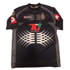 juventus retro keeper drakt svart 2001-2002