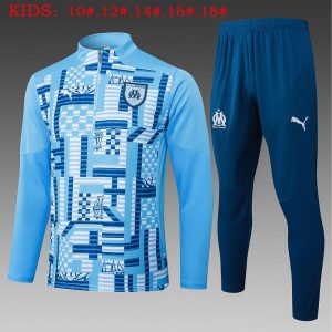 marseille barn bla 2024-2025 treningsdress
