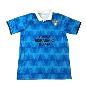 lazio retro cassa risparmio roma drakt hjemme 1989