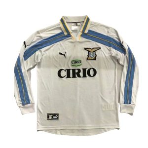 lazio retro cirio langermet drakt borte 1999-2000