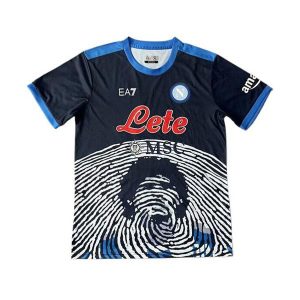 napoli retro spesialutgave drakt svart maradona 2021-2022