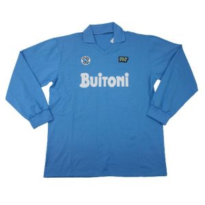napoli retro langermet drakt hjemme 1986-1987